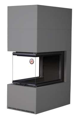 Камин Родос 900 ГРАФИТ, шамот черный в Бобруйске