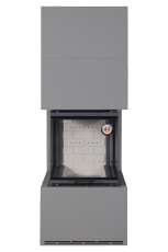 Камин Родос 900 ГРАФИТ, шамот белый в Бобруйске