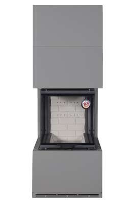 Камин Родос 900 ГРАФИТ, шамот белый в Бобруйске