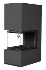 Камин Родос 900 ЧЕРНЫЙ, шамот черный в Бобруйске