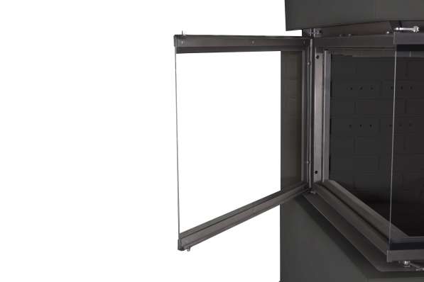 Камин Родос 900 ЧЕРНЫЙ, шамот черный в Бобруйске