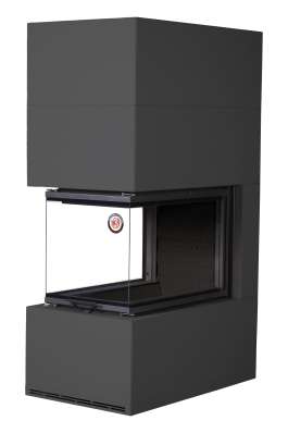 Камин Родос 900 ЧЕРНЫЙ, шамот черный в Бобруйске