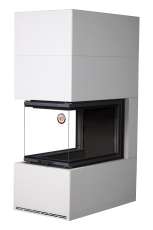 Камин Родос 900 СЛОНОВАЯ КОСТЬ, шамот черный в Бобруйске