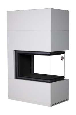 Камин Родос 900 СЛОНОВАЯ КОСТЬ, шамот черный в Бобруйске