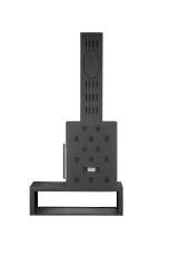 Камин МАДРИД на дровнике Гигант слева черный\белый шамот в Бобруйске