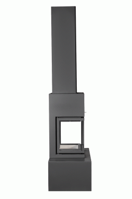 Камин МАДРИД на дровнике Гигант центральный черный\белый шамот в Бобруйске