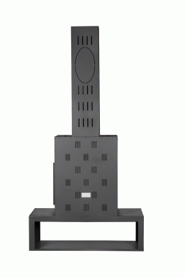 Камин МАДРИД на дровнике Гигант центральный черный\белый шамот в Бобруйске