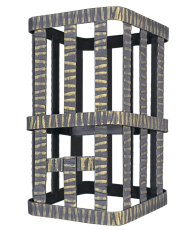 Сетка на трубу для Ураган (250х250х320) Гефест ЗК 18/25/30, Гром 30 под шибер купить в Бобруйске