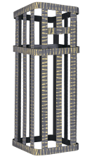 Сетка на трубу (300х300х500) Гром 50 под шибер купить в Бобруйске