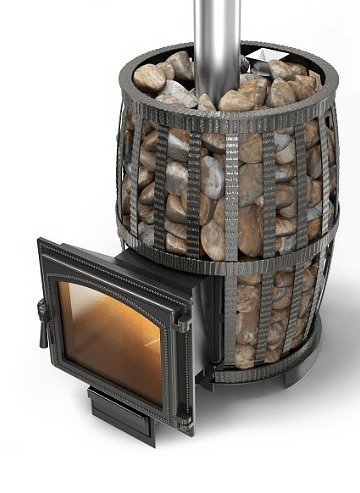 Печь для бани Везувий Легенда Русский Пар Ковка 18 (240) Амазонка бай фото в Бобруйске