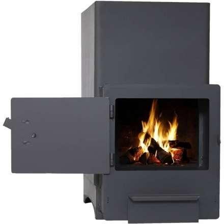 Печь банная Копеечка с выносной топкой стальная фото в Бобруйске