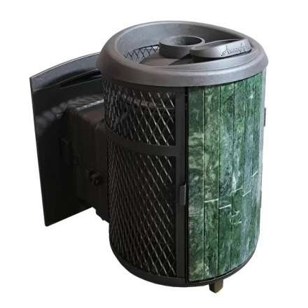 Банная печь ProMetall Атмосфера комбинированная сетка-ламель «Змеевик» Амазонка бай фото в Бобруйске