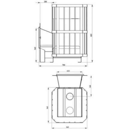 Печь банная Катунь со стеклом в Бобруйске
