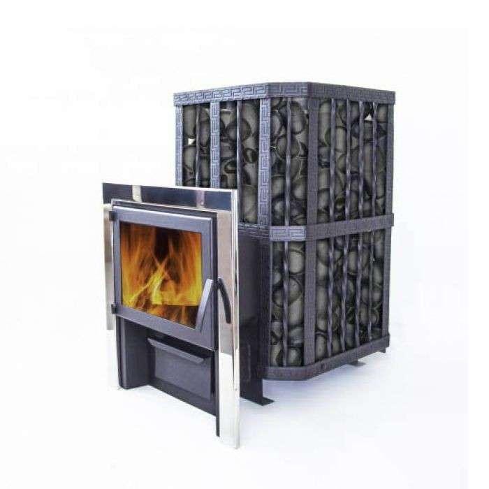 Печь банная Катунь со стеклом Амазонка бай фото в Бобруйске