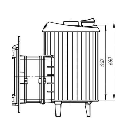 Банная печь ProMetall Атмосфера ламели Жадеит в Бобруйске