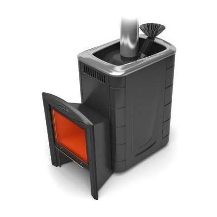 Печь для бани Термофор Гейзер 2014 Inox Витра ЗК антрацит купить в Бобруйске