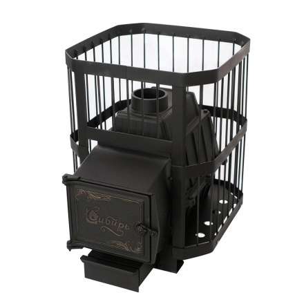 Печь банная чугунная СИБИРЬ 21 облегченная топка Амазонка бай фото в Бобруйске