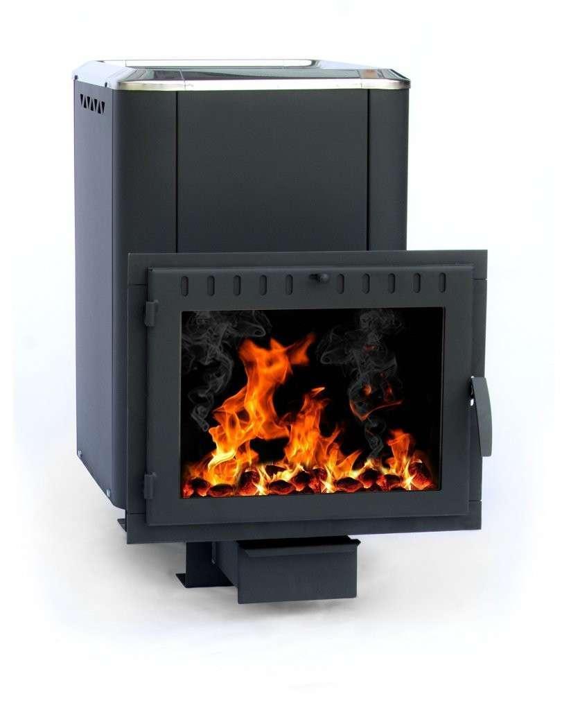 Печь банная Сибирь-18 (панорамное стекло, конвекционная) Амазонка бай фото в Бобруйске