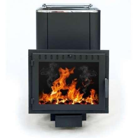 Печь банная Сибирь-18 (панорамное стекло, конвекционная) в Бобруйске