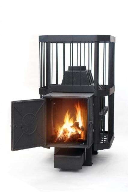 Печь банная чугунная CИБИРЬ-24 чугунная дверка (сетка) Амазонка бай фото в Бобруйске