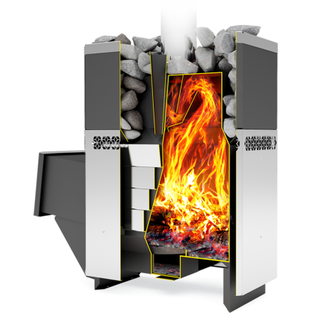 Печь для бани Теплодар Русь-18 ЛНЗП Профи в Бобруйске