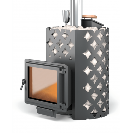 Банная печь ЭТНА 18 (Панорама) ЗК Амазонка бай фото в Бобруйске