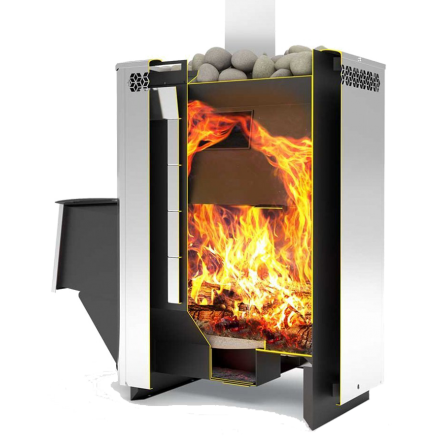 Печь для бани Теплодар Сахара-16 ЛНЗП Профи в Бобруйске