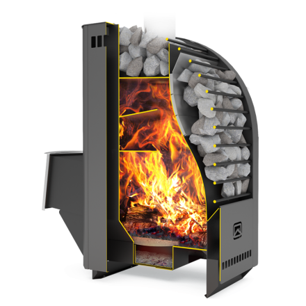 Печь для бани Теплодар Каскад-12Т в Бобруйске