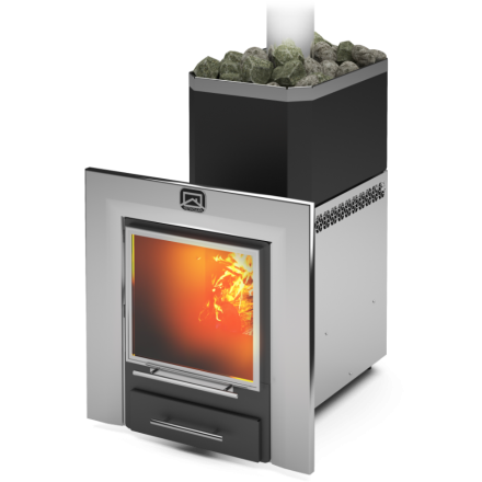 Печь для бани Теплодар Русь-12 ЛНЗП Профи Панорама Амазонка бай фото в Бобруйске