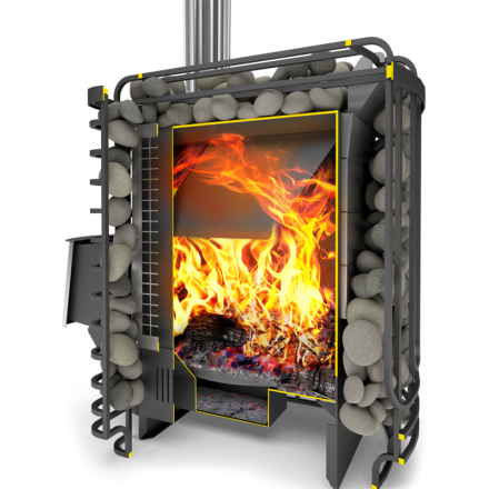 Печь для бани Теплодар Сибирский Утес-20 ЛП Профи в Бобруйске