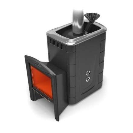 Печь для бани Термофор Гейзер 2014 Inox Витра ЗК ТО антрацит купить в Бобруйске