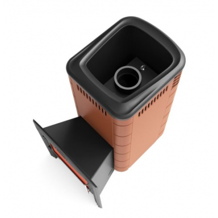 Печь для бани Термофор Каронада XXL Heavy Metal Витра терракота Амазонка бай фото в Бобруйске