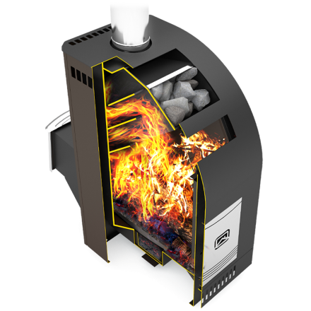 Печь для бани Теплодар Лагуна-12 ТК в Бобруйске