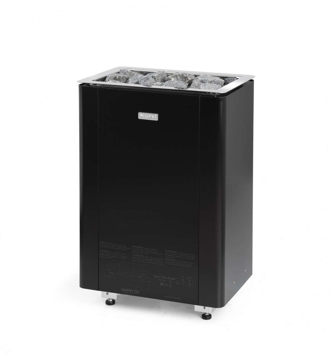 Электрическая печь Narvi Ultra Small чёрная 9 кВт Амазонка бай фото в Бобруйске