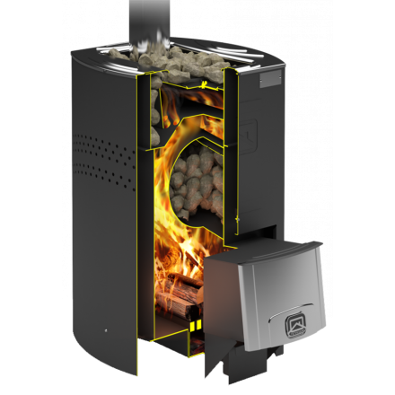 Печь для бани Теплодар Домна 20 ЛК в Бобруйске