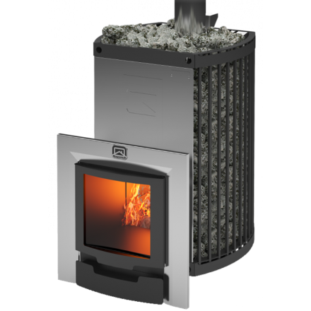 Печь для бани Теплодар Домна-Сетка 20 ЛК Панорама Амазонка бай фото в Бобруйске