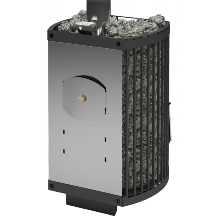 Печь для бани Теплодар Домна-Сетка 20 ЛК Панорама в Бобруйске