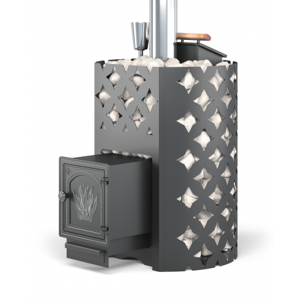 Банная печь ЭТНА 18 (ДТ-4) Закрытая каменка Амазонка бай фото в Бобруйске