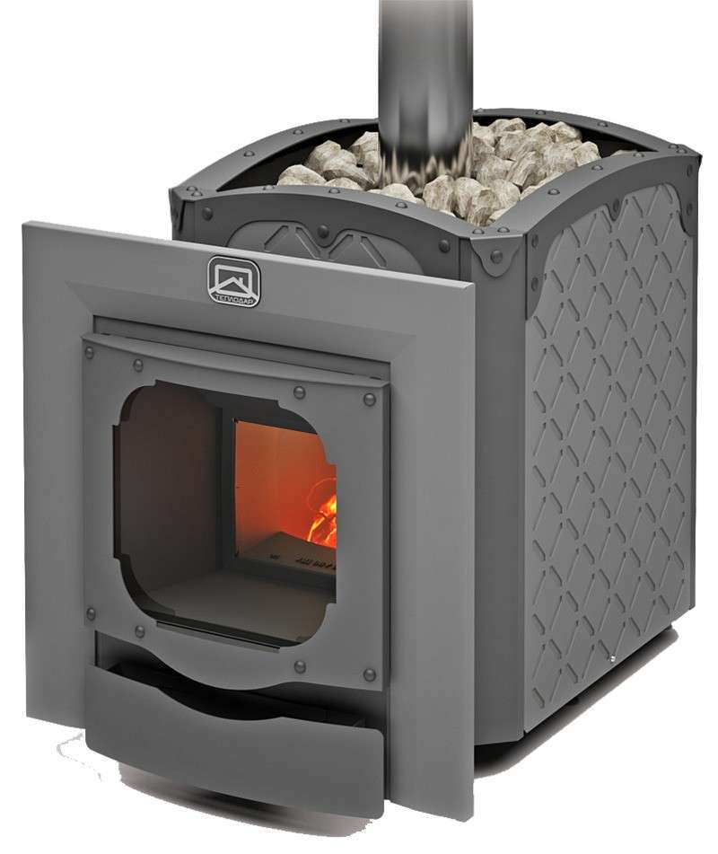 Печь для бани Теплодар Былина-18Ч Панорама Амазонка бай фото в Бобруйске