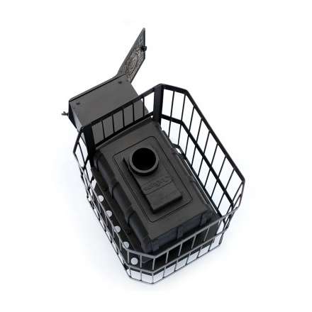 Печь банная чугунная СИБИРЬ-18 чугунная дверка (сетка) в Бобруйске