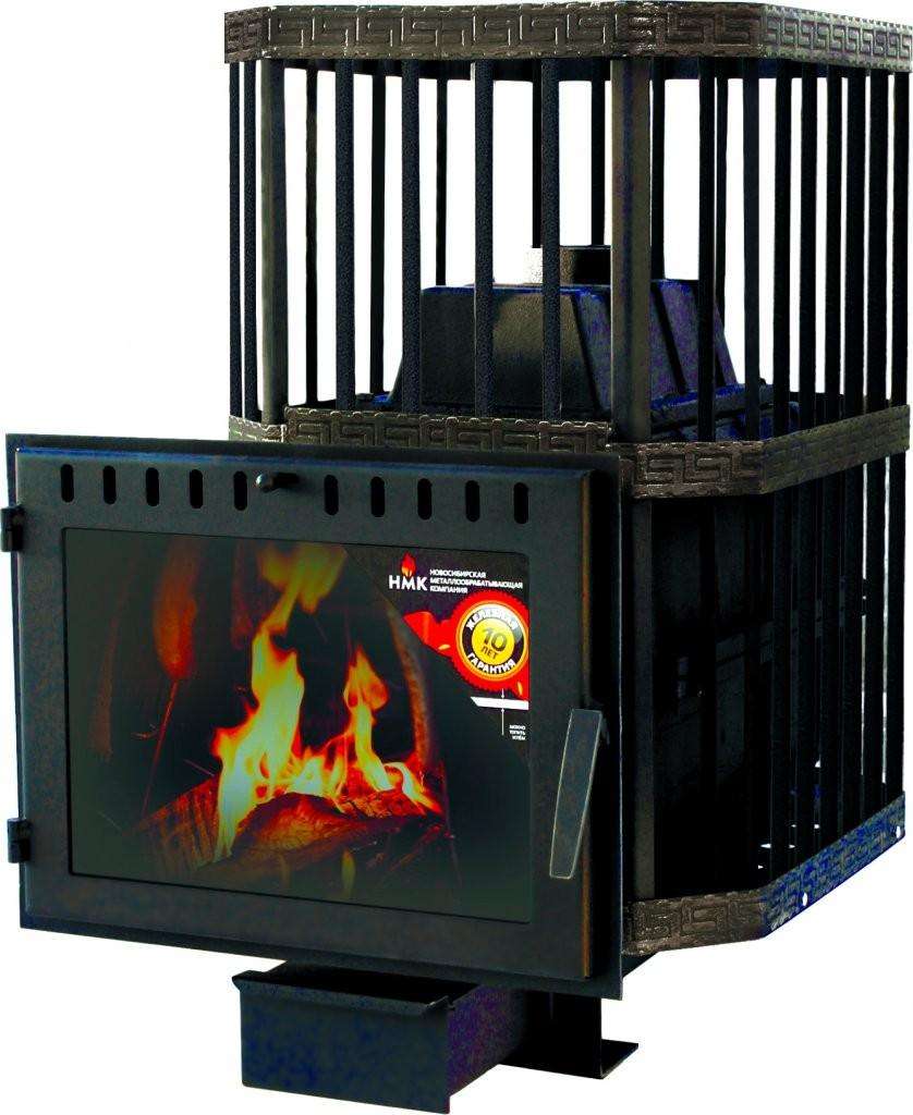 Печь банная Сибирь-24 (панорамное стекло, сетка квадрат) Амазонка бай фото в Бобруйске