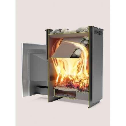 Печь для бани Теплодар СИБИРЬ-30 ЛНЗП Профи Панорама в Бобруйске