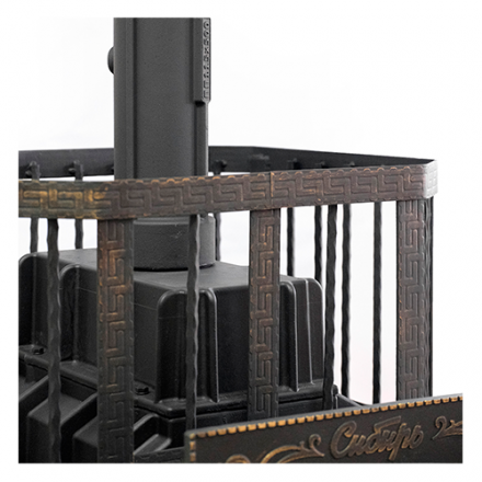 Печь банная Сибирь-32 с каминной дверцей в Бобруйске