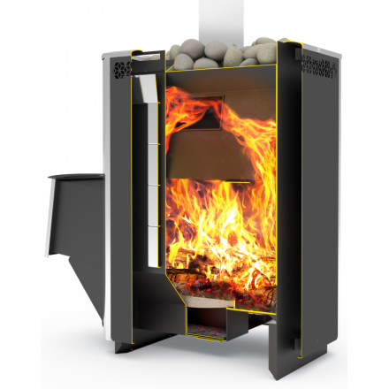 Печь для бани Теплодар Сахара-16 ЛРК (2.0) в Бобруйске