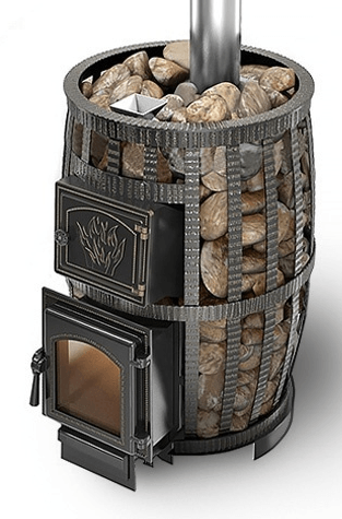 Печь для бани Везувий Легенда Русский Пар Ковка 18 (270) б/в в Бобруйске