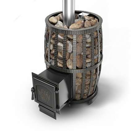 Печь для бани Везувий Легенда Русский Пар Ковка 30 (271) в Бобруйске