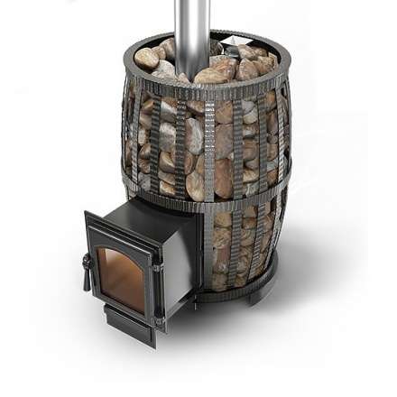 Печь для бани Везувий Легенда Русский Пар Ковка 30 (270) в Бобруйске