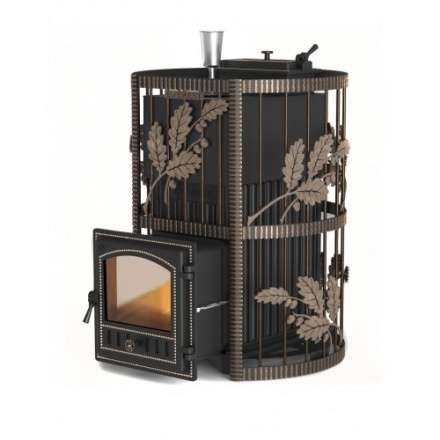 Печь для бани Везувий Эверест Ковка 24 (280) закрытая каменка Амазонка бай фото в Бобруйске