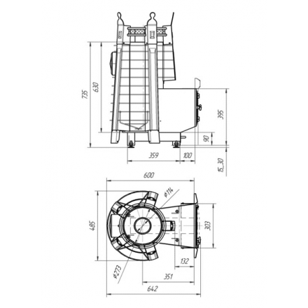 Печь для бани Добросталь Фредерика профи в Бобруйске