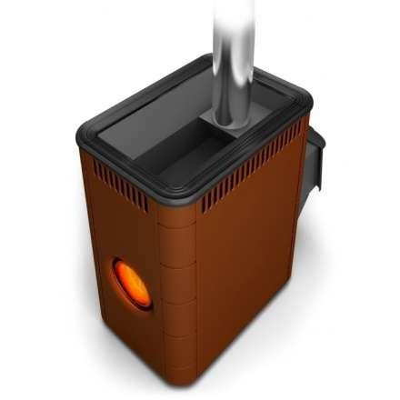 Печь для бани Термофор Аврора Inox ДА Иллюминатор терракота купить в Бобруйске